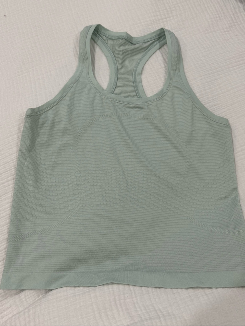 lululemon athletica Green Racerback Tank Top
